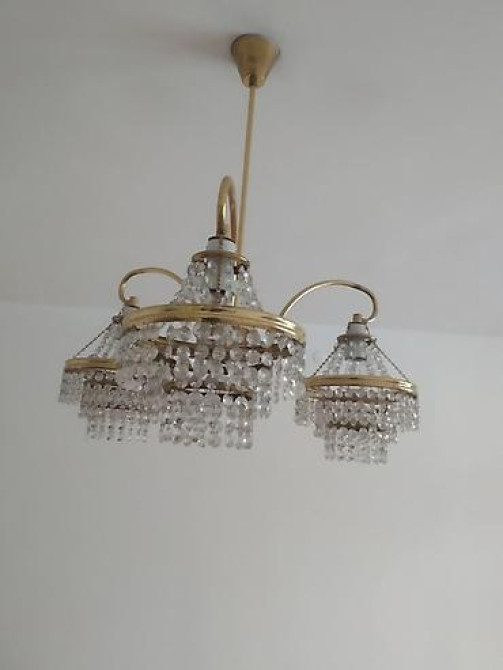 Люстра хрустальная, очень красивая, Чехия. В отличном состоянии Bishkek - photo 2