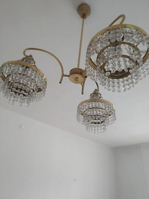 Люстра хрустальная, очень красивая, Чехия. В отличном состоянии Bishkek - photo 1