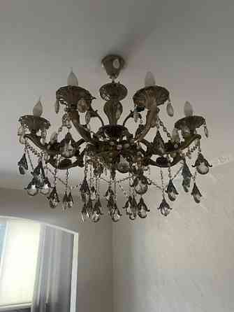 Продаётся люстра. Красивая классическая люстра с хрустальными Бишкек