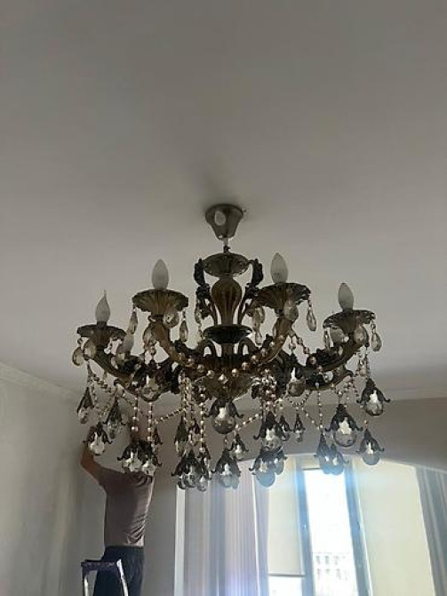 Продаётся люстра. Красивая классическая люстра с хрустальными Bishkek - photo 3
