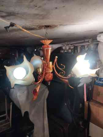 Потолочные светильники (3шт.) 1) Люстра на 3 плафона - Тип Бишкек