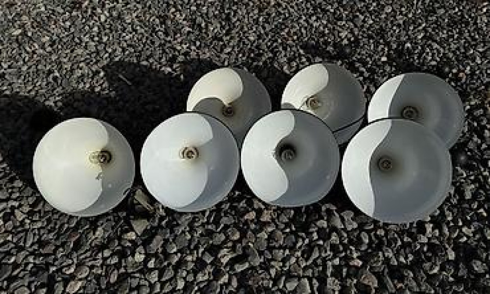 Подвесные светильники, 7 шт б/у - Тип: купольные подвесы Подходят для Bishkek - photo 4