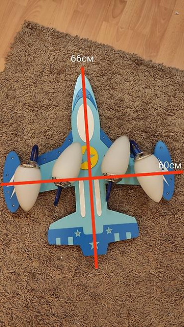 Классная люстра в детскую Все работает, без лампочек В отличном Бишкек - изображение 5