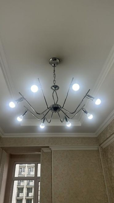 Стильная люстра с 8 источниками света обеспечивает хорошую Бишкек - изображение 3