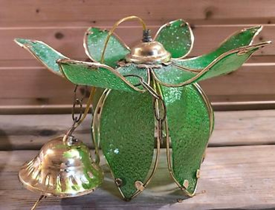 Подвесной светильник «цветок» из зеленого фактурного стекла - Bishkek - photo 3