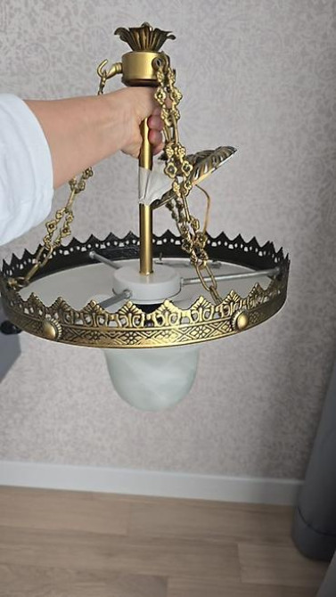 Подвесной винтажный светильник в классическом стиле. - Материал Бишкек - изображение 1