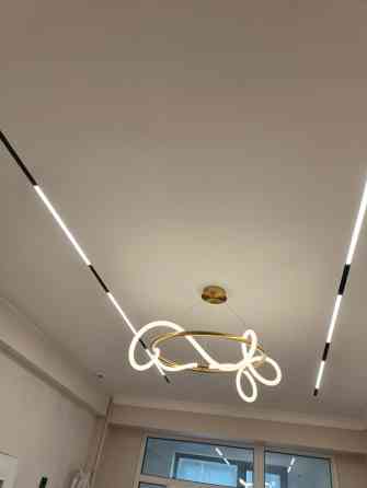 Подвесная светодиодная люстра в современном стиле - Дизайн Бишкек