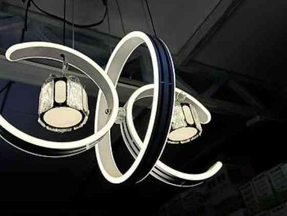 Подвесная светодиодная люстра современного дизайна - Конструкция Бишкек