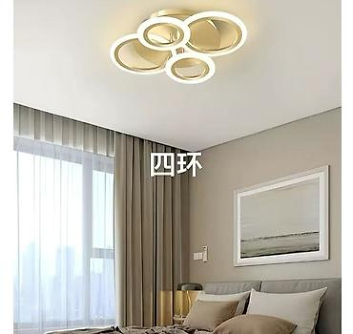 Потолочный светильник LED «Четыре кольца» - Дизайн: минималистичные Бишкек - изображение 4