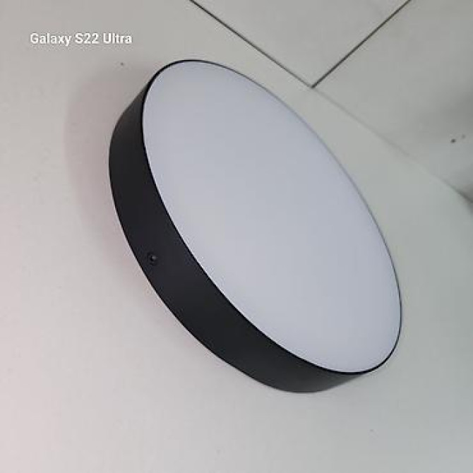 Круглый светодиодный потолочный/настенный светильник. - Форма Бишкек - сүрөт 2