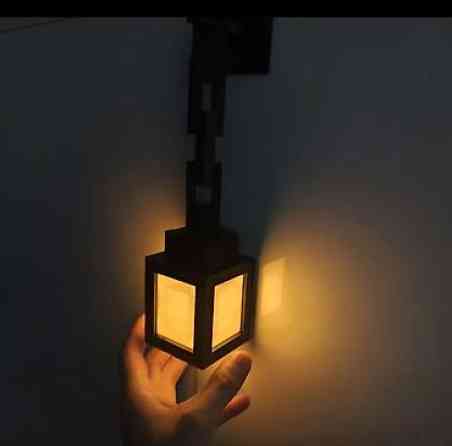 Лампа на стену из Майнкрафта очень атмосферная и красивая разные Bishkek