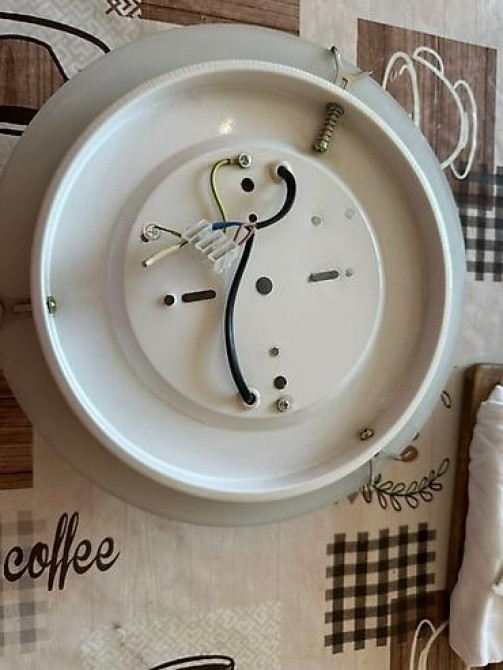 Потолочный светильник с круглым плафоном из матового стекла Бишкек - изображение 4