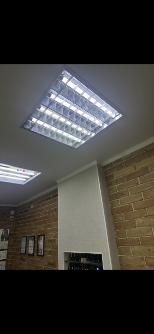 Встраиваемые офисные светильники с зеркальной решёткой Бишкек - изображение 1