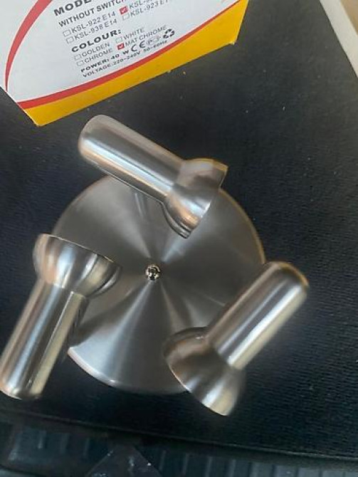 Потолочный светильник Global Spotlar с тремя поворотными плафонами Бишкек - сүрөт 5