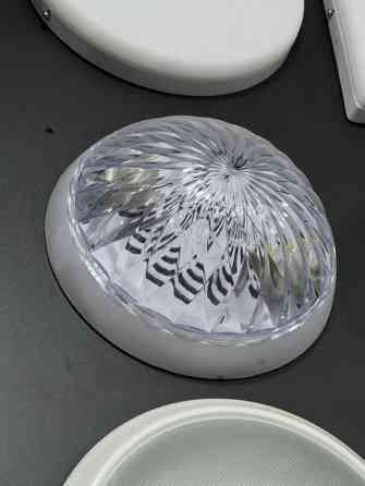 Потолочный/настенный светильник «таблетка» с декоративным рифлёным Bishkek