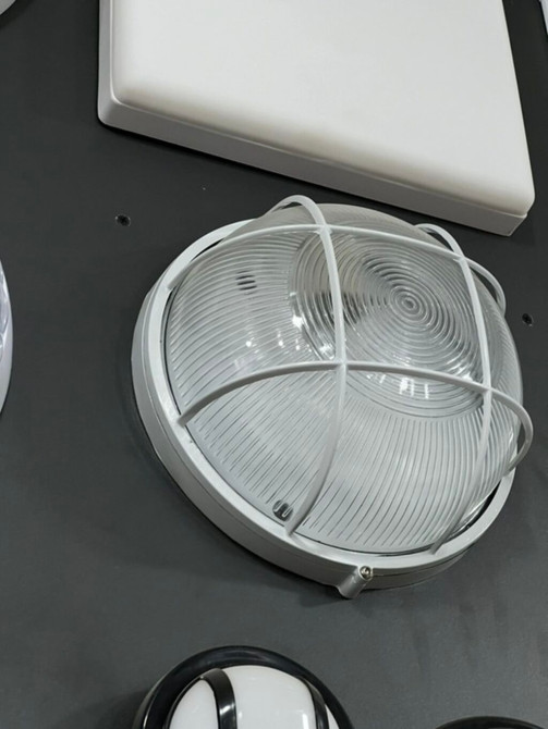 Круглый накладной светильник с защитной решеткой (настенно‑потолочный) Bishkek - photo 1