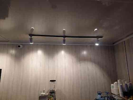 Светильники трековые LED, белые - Комплект: алюминиевый трек (шина) и Бишкек