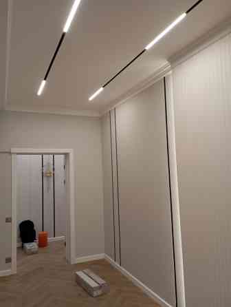 Ремонт под ключь Установка трек диод софиты бра люстры.Работа по Бишкек