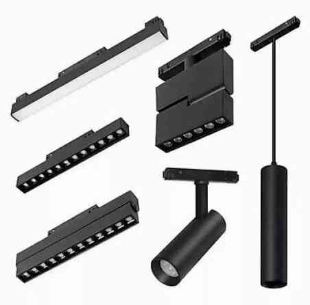 ТРЕКОВАЯ СИСТЕМА ОСВЕЩЕНИЯ ВСТРАИВАЕМАЯ ПОД ШПАКЛЁВКУ 48V ЧЕРНЫЙ Бишкек