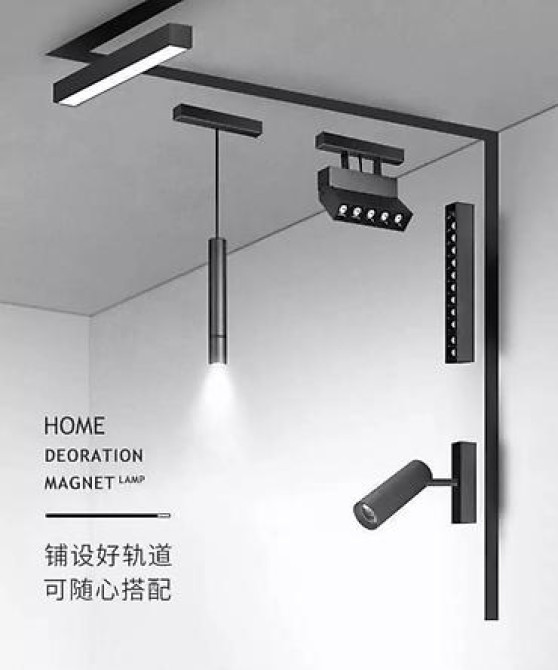 ТРЕКОВАЯ СИСТЕМА ОСВЕЩЕНИЯ ВСТРАИВАЕМАЯ ПОД ШПАКЛЁВКУ 48V ЧЕРНЫЙ Bishkek - photo 6