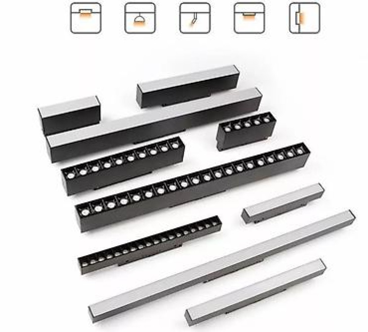 ТРЕКОВАЯ СИСТЕМА ОСВЕЩЕНИЯ ВСТРАИВАЕМАЯ ПОД ШПАКЛЁВКУ 48V ЧЕРНЫЙ Bishkek - photo 5