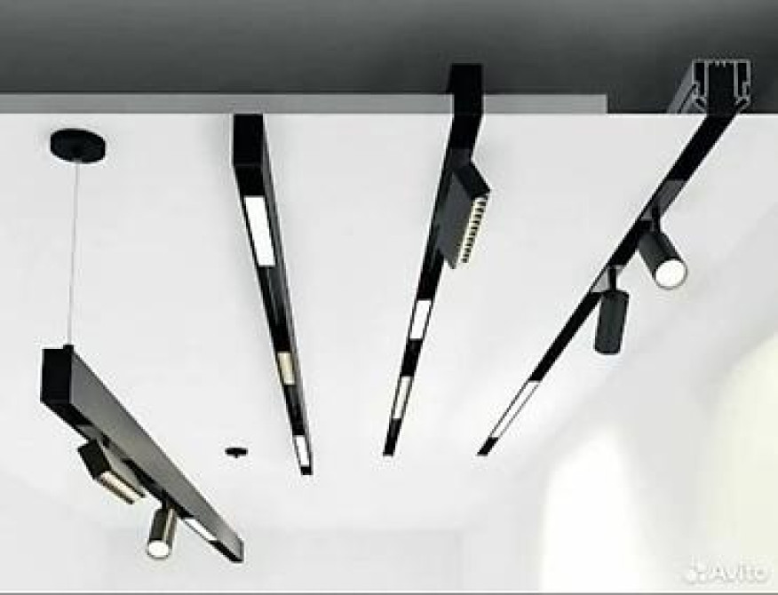 ТРЕКОВАЯ СИСТЕМА ОСВЕЩЕНИЯ ВСТРАИВАЕМАЯ ПОД ШПАКЛЁВКУ 48V ЧЕРНЫЙ Bishkek - photo 2