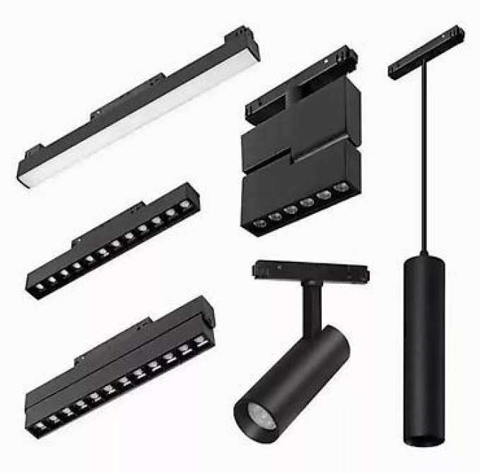 ТРЕКОВАЯ СИСТЕМА ОСВЕЩЕНИЯ ВСТРАИВАЕМАЯ ПОД ШПАКЛЁВКУ 48V ЧЕРНЫЙ Bishkek - photo 3