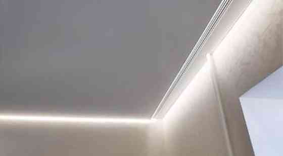 Линейные магнитные трековые светильники и встраиваемые световые линии Бишкек