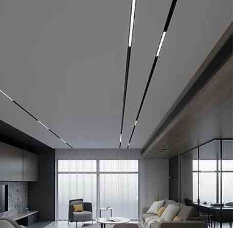 Линейные магнитные трековые светильники и встраиваемые световые линии Бишкек