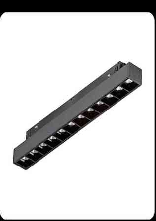 Черный магнитный светильник для трековых систем с мощностью 12 Вт и Бишкек