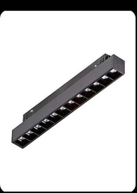 Черный магнитный светильник для трековых систем с мощностью 12 Вт и Bishkek - photo 4