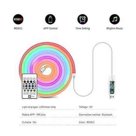 Светодиодная RGB-USB гибкая неоновая лента 5/10 метров Этим Бишкек