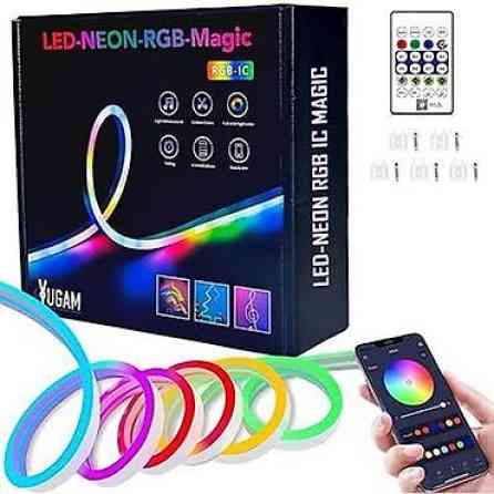 Светодиодная RGB-USB гибкая неоновая лента 5/10 метров Этим Бишкек