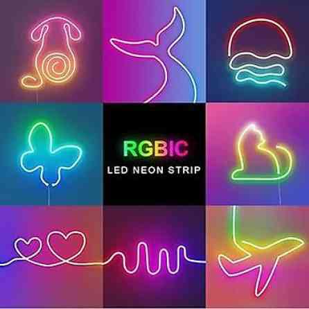 Светодиодная RGB-USB гибкая неоновая лента 5/10 метров Этим Бишкек