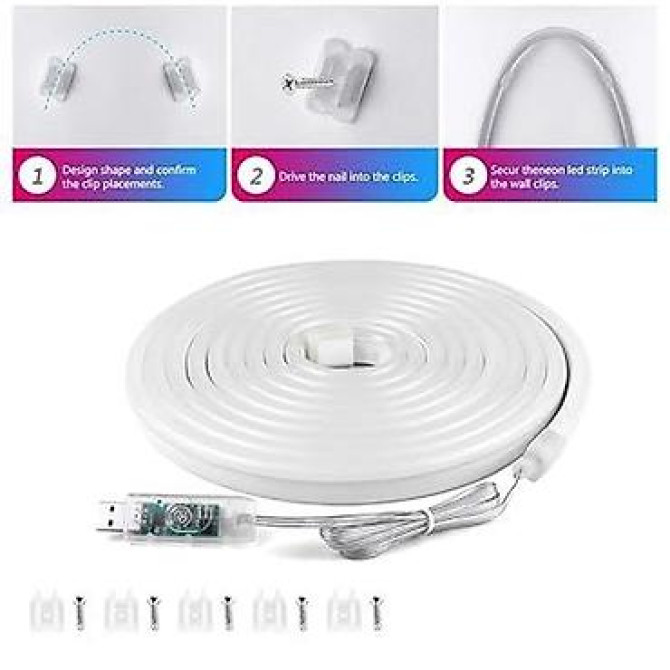 Светодиодная RGB-USB гибкая неоновая лента 5/10 метров Этим Bishkek - photo 2