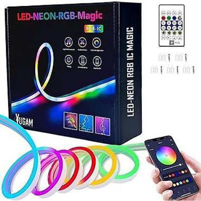Светодиодная RGB-USB гибкая неоновая лента 5/10 метров Этим Bishkek - photo 1