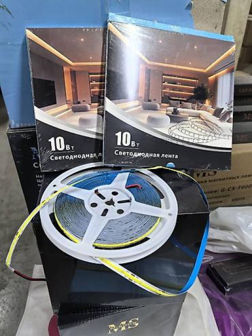 Бренд MISOON, 24-вольтовая низковольтная светодиодная лента COB, 320 Бишкек - изображение 2