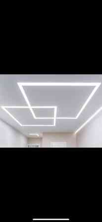 Линейное и контурное светодиодное в освещение для натяжных потолков Бишкек