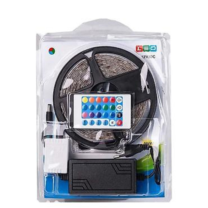 Светодиодная лента 5 м (SMD 5050, 60 LED/м) – яркое освещение с Бишкек - сүрөт 1