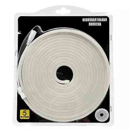 Светодиодная гибкая неоновая лента 12V-220V, RGB многоцветная. Гибкий Бишкек