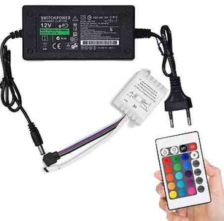 Светодиодная гибкая неоновая лента 12V-220V, RGB многоцветная. Гибкий Бишкек