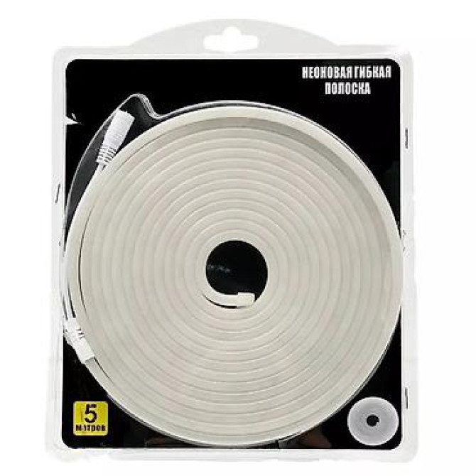 Светодиодная гибкая неоновая лента 12V-220V, RGB многоцветная. Гибкий Bishkek - photo 5