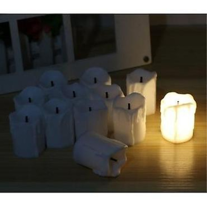 Светодиодная свеча тающая (Упаковка 24шт) Что может быть романтичнее Бишкек - сүрөт 6