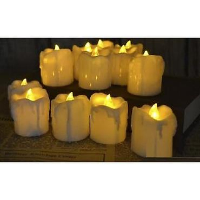 Светодиодная свеча тающая (Упаковка 24шт) Что может быть романтичнее Бишкек - сүрөт 2