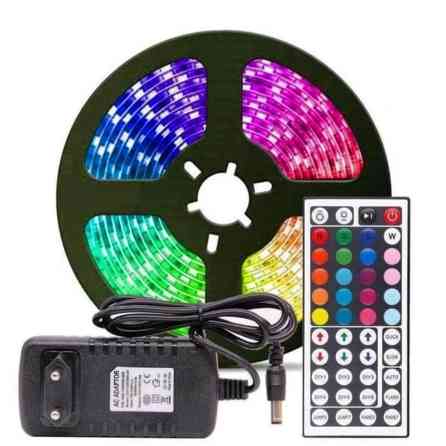 Влагостойкая Светодиодная лента RGB 5050, 44 режима 5 метров Бишкек