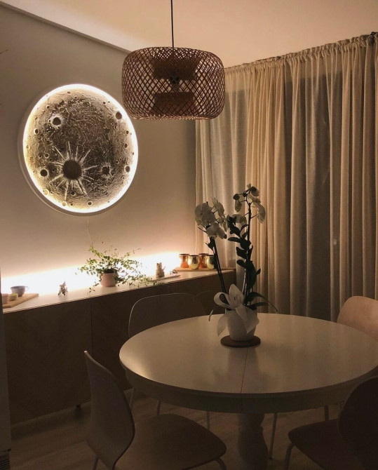 Луна декоративная, ночник светильник для спальни уникальный декор Бишкек - изображение 1