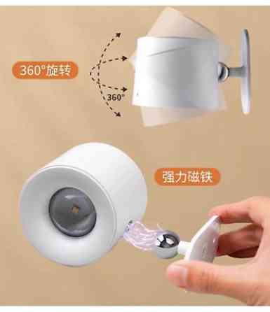 Настенный/прилипной светильник-ночник с датчиком движения и магнитным Бишкек