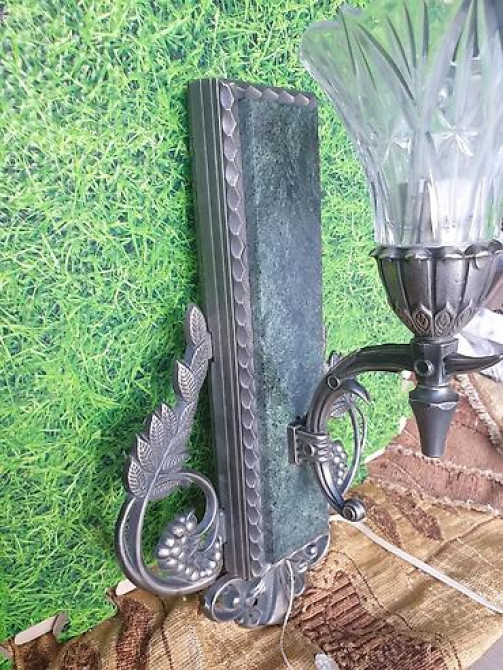 Хрустальный Светильник Бра Винтажный. Анодированное льтьё со вставкой Бишкек - изображение 2