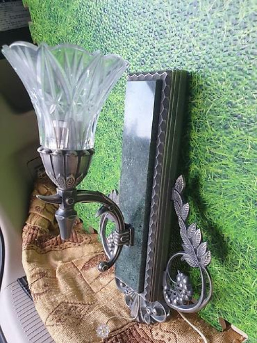 Хрустальный Светильник Бра Винтажный. Анодированное льтьё со вставкой Бишкек - изображение 3