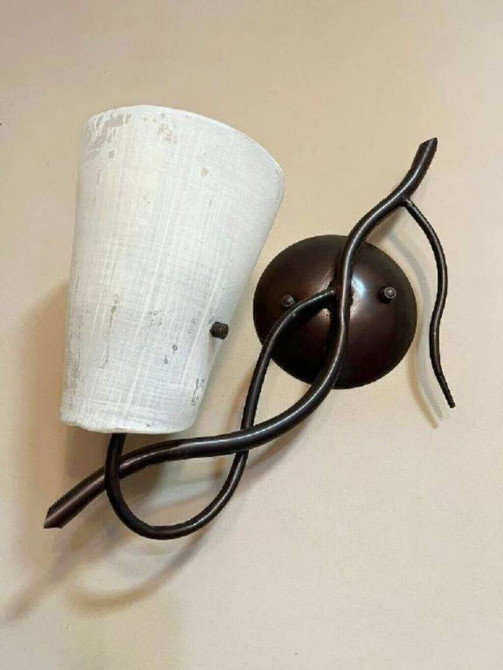 Бра - светильник настенный на 1 лампочку (цоколь Е27), ширина 32 Бишкек - изображение 1